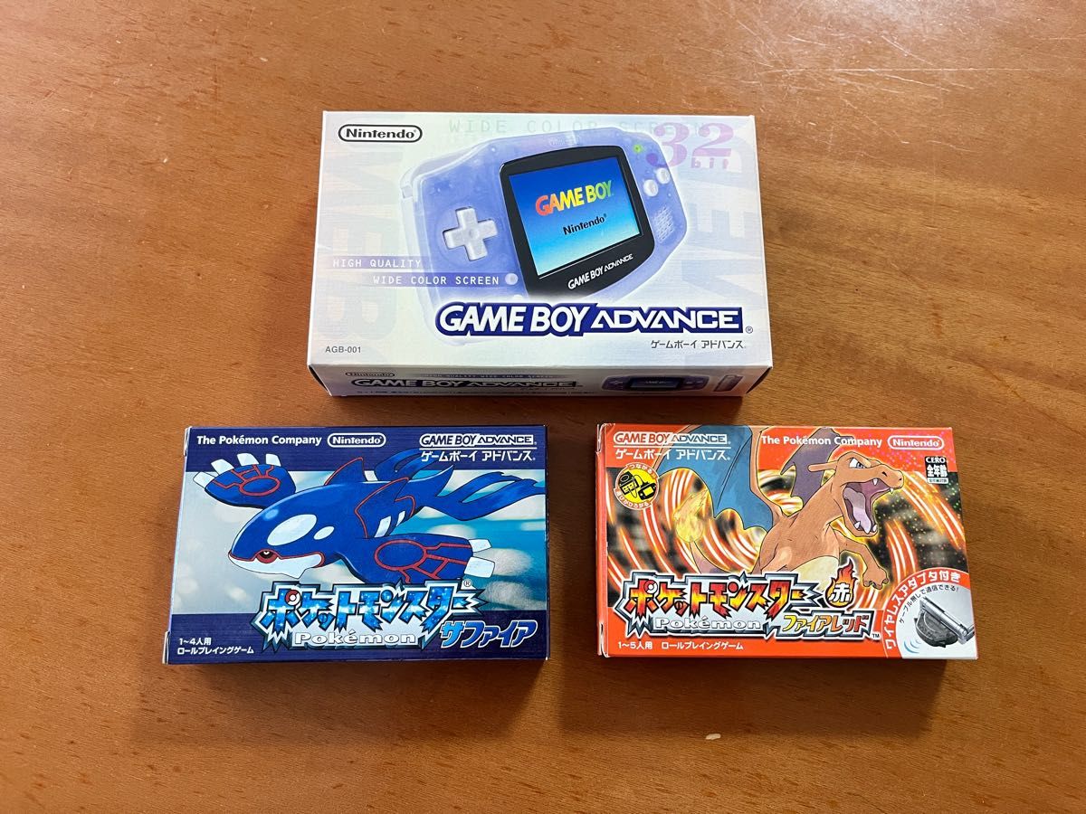 ゲームキューブ+ゲームボーイアドバンス ポケモンソフトセット ゲームキューブ+ゲームボーイアドバンス ポケモンソフトセット