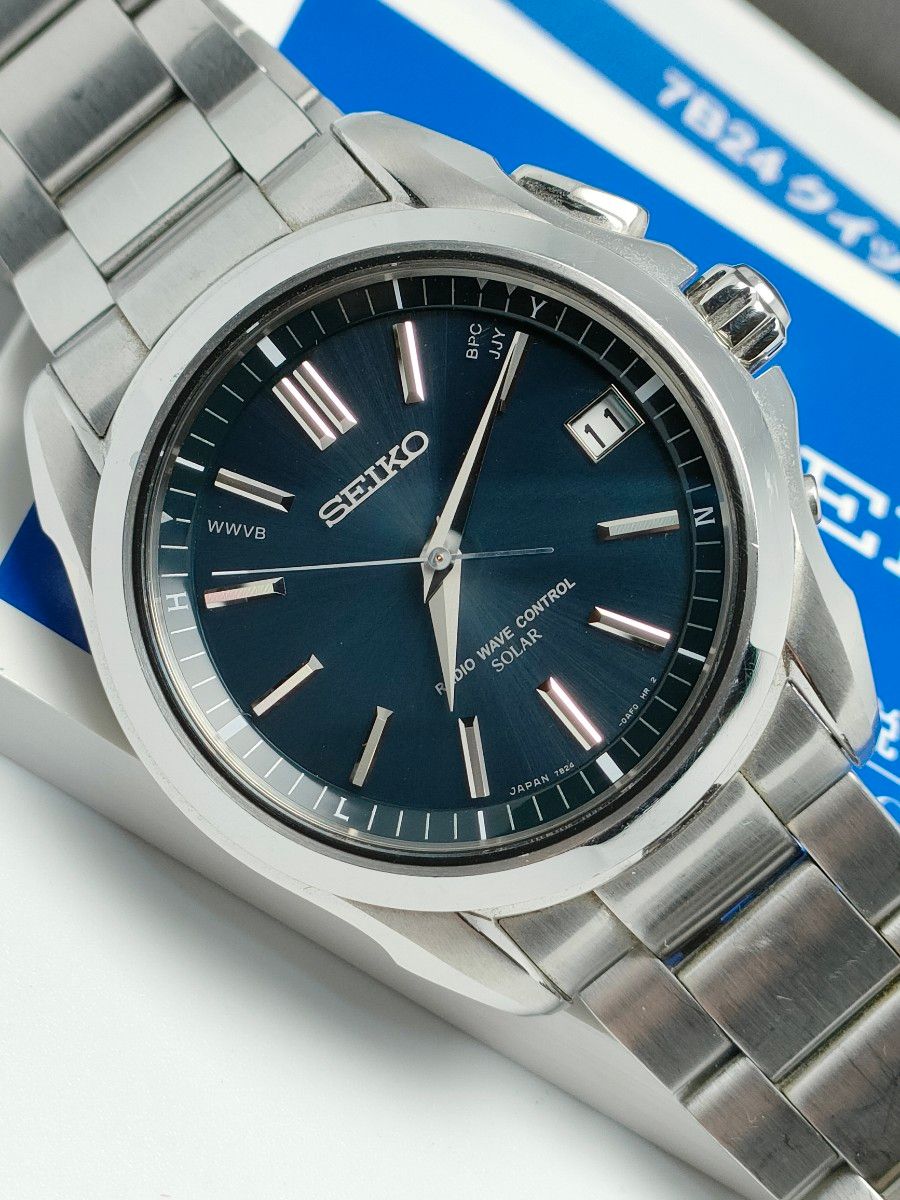 ソーラー、電波】SEIKO セイコー ブライツ BK 7B24-0AE0-