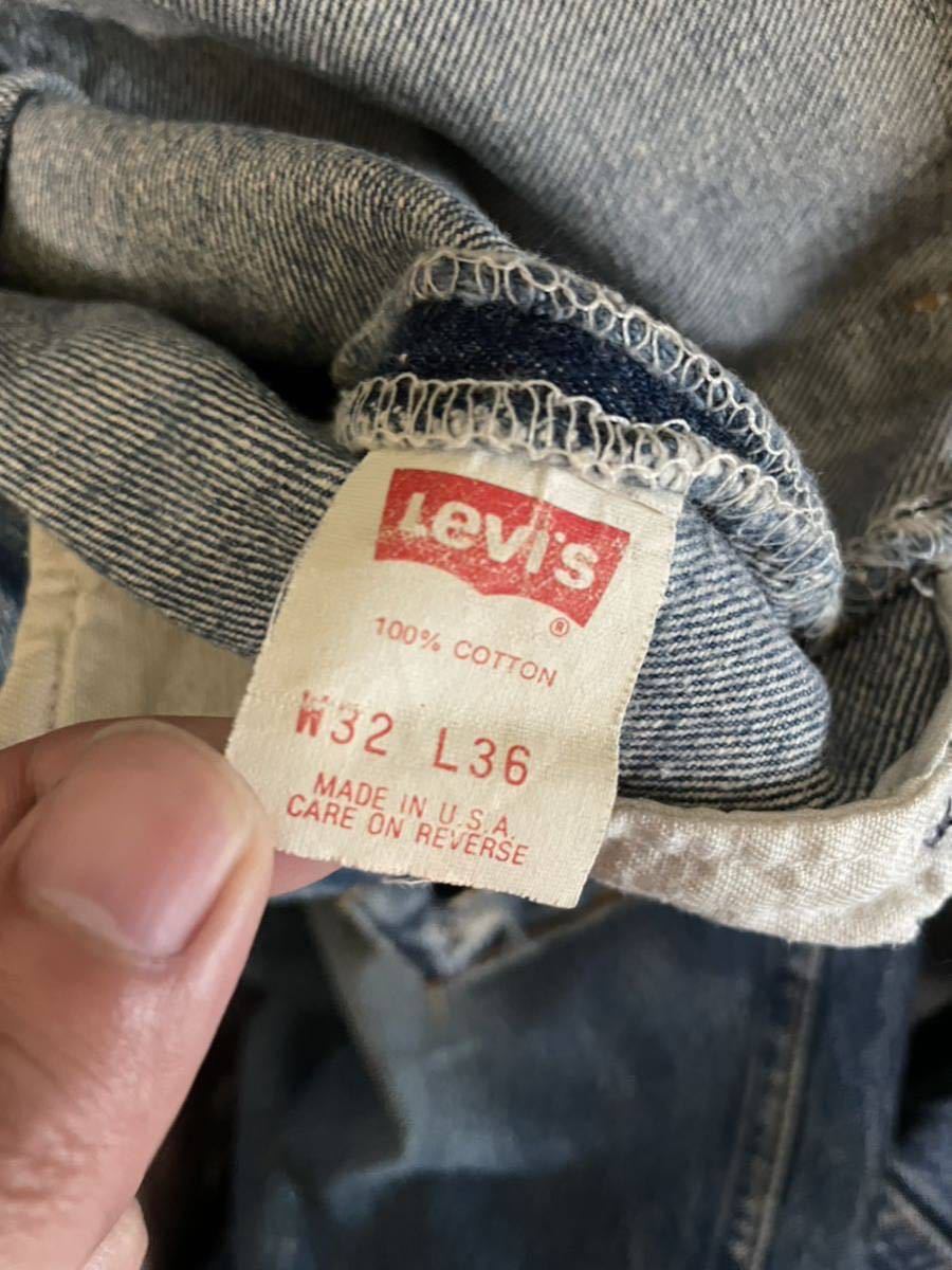 良色落ち90s USA製 Levi's 501 デニムパンツ W31ビンテージ リーバイス