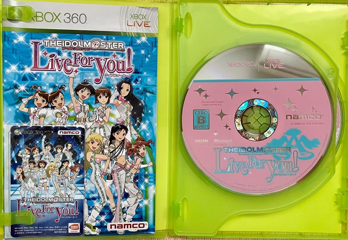 XBOX360ゲームソフト&アイドルマスター Live For You星井美希リミテッドドールセット