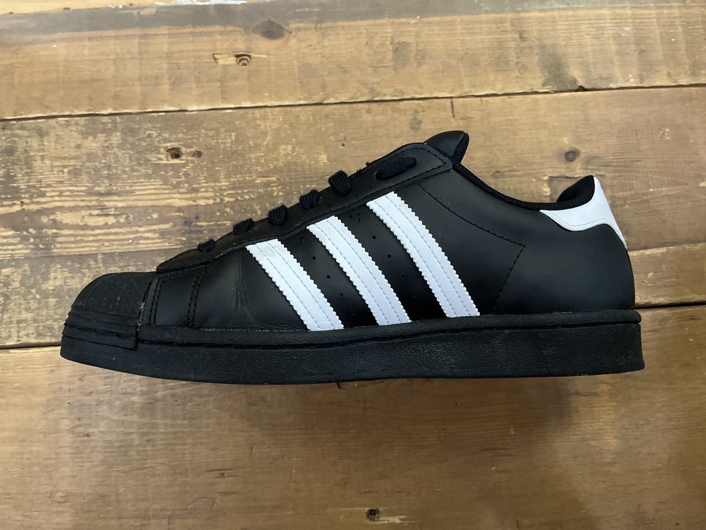 adidas アディダス superster スーパースター eg4959 26.0cm コア ブラック mens used スニーカー ローカット 金ベロ RUN-DMC_画像5