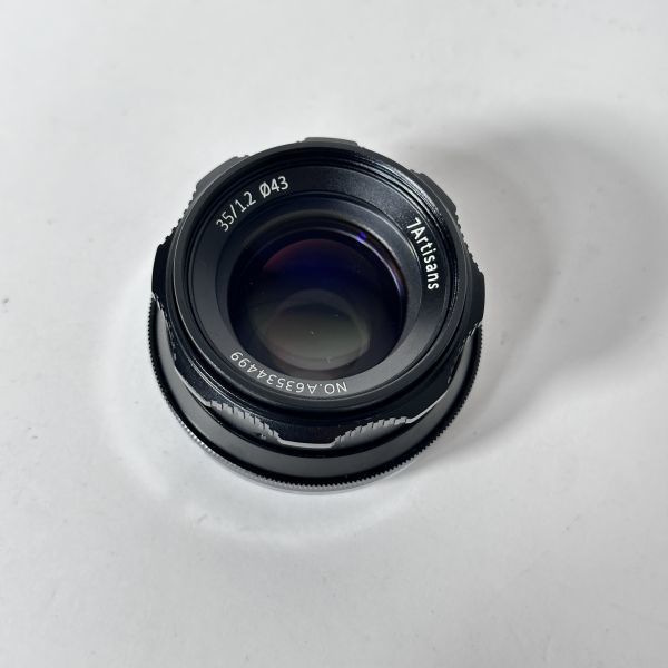 【美品】7artisans 35mm F1.2 EOS Mマウント Φ43 七工匠 レンズ_画像3