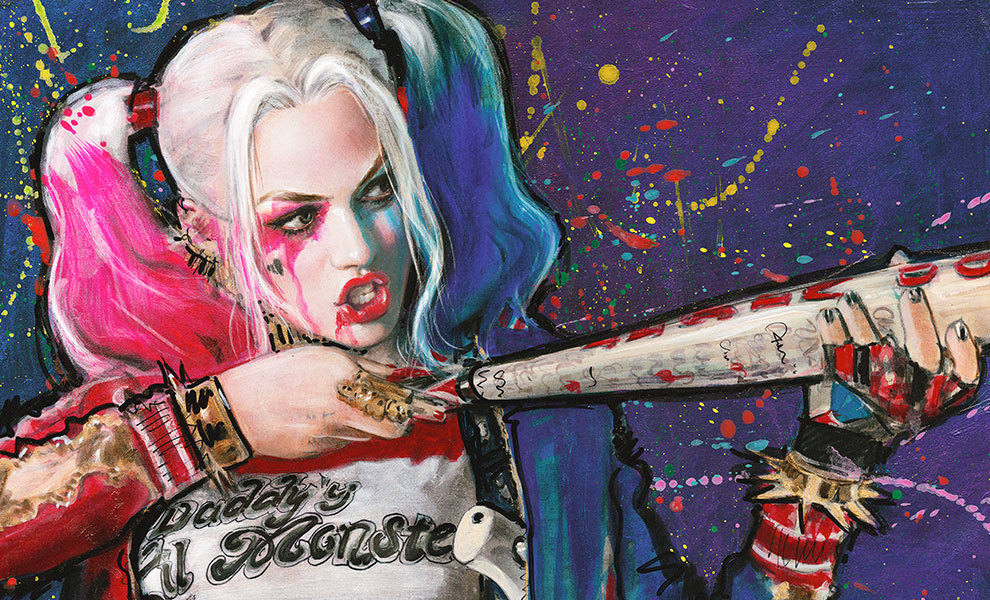 Harley Quinn: Batter Up! Art Print Ozone Productions by Sideshow スーサイド・スクワッド ハーレイ・クイン DC Comics バットマン