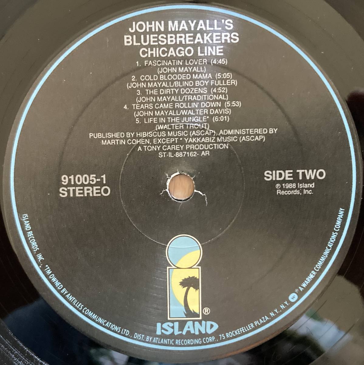 ◆JOHN MAYALL/ジョン・メイオール◆US盤LP/CHICADI LINE//ステッカー貼りシュリンク付//JOHN MAYALL'S BLUESBREAKERS_画像6