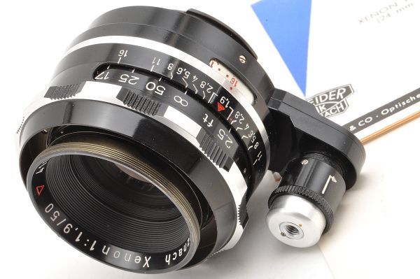 Schneider Xenon 50mm F1.9 Exakta シュナイダークセノン Schneider Xenon 50mm F1.9 Exakta シュナイダークセノン