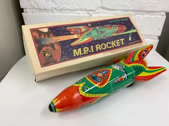 ■Made in JAPAN■ブリキ ロケット MP.1■ROCKET USA■ディスプレイ■_画像1