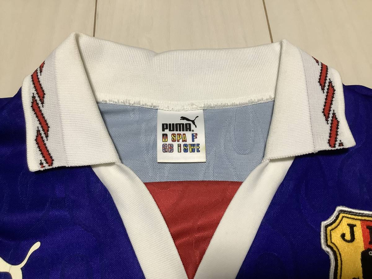 PUMA プーマ 日本代表 KAZU 三浦知良 炎 96 ホーム ユニフォーム PUMA プーマ 日本代表 KAZU 三浦知良 炎 96 ホーム ユニフォーム