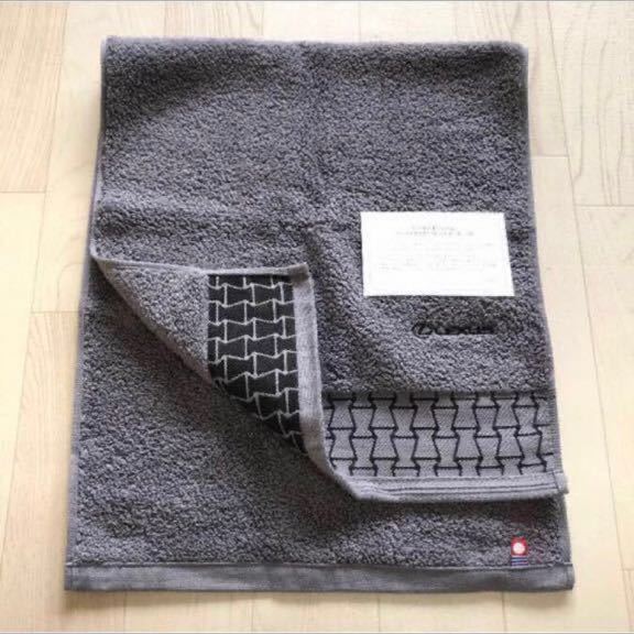 # новый товар не использовался # Lexus LEXUS оригинал [ полотенце для лица ] ось образец серый × чёрный Logo вышивка сейчас . полотенце одобрено не продается бесплатная доставка!