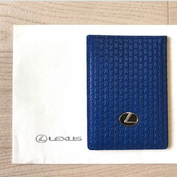 ■新品未使用■ レクサス LEXUS 正規品 『カードキーケース』正規品 スピンドルグリル ブルー 青 送料無料！