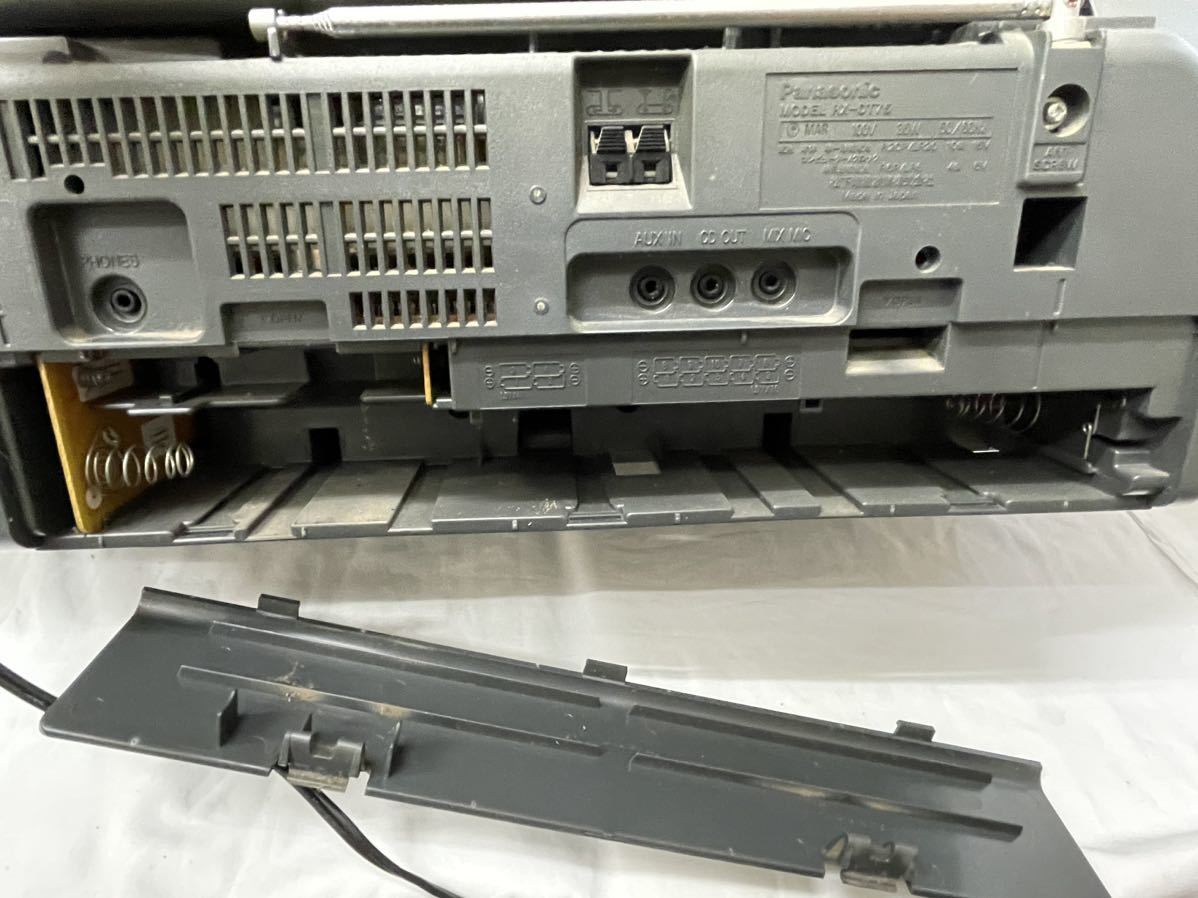 パナソニック CDラジカセ RX-DT75 中古ジャンク品です。 Panasonic