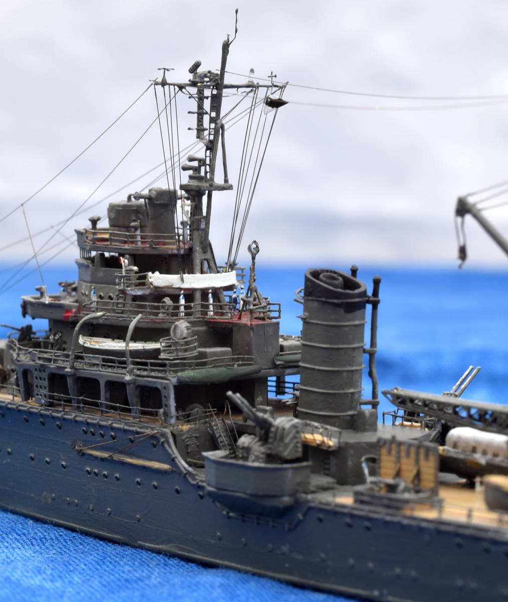 雅工房製1/700練習巡洋艦「鹿島」昭和19年（二種類のうち一隻）_画像6