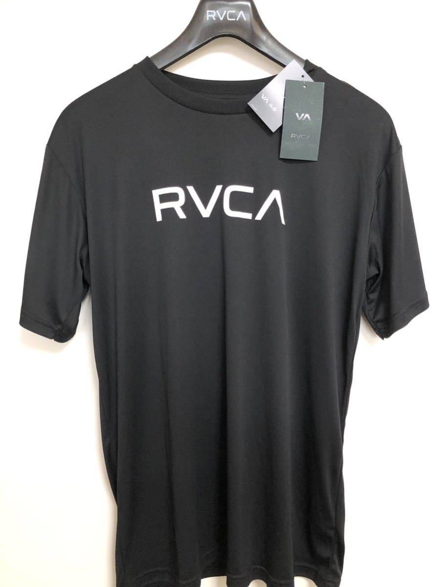 Mサイズ RVCA ルーカ 半袖 ラッシュTシャツ ラッシュガード 水陸両用 格闘技 ルカ 水着 黒_画像4