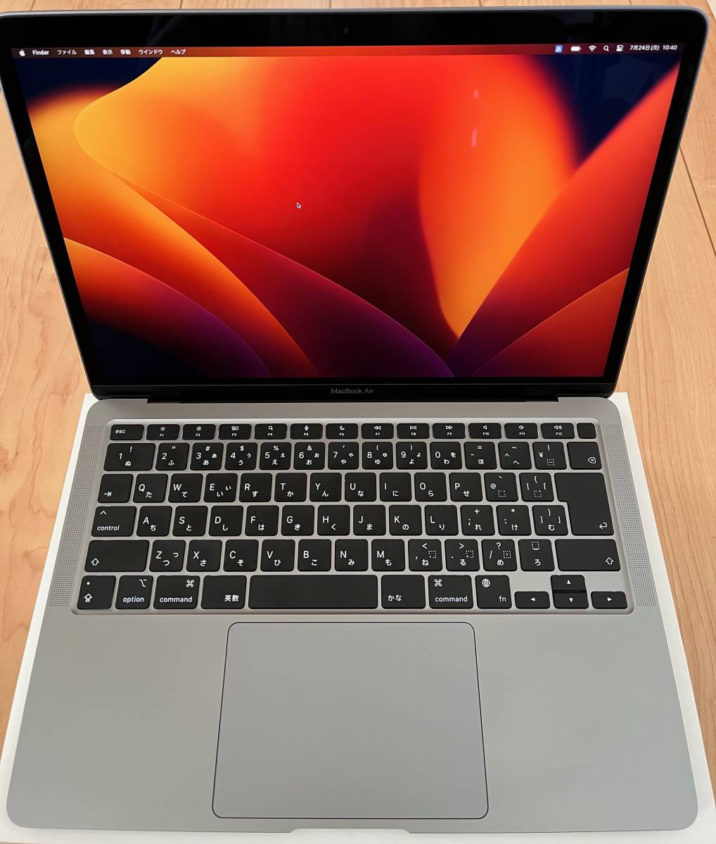 13.3インチMacBook Air 2020 M1 FGN63J/A メモリ: 8GB SSD: 256GB