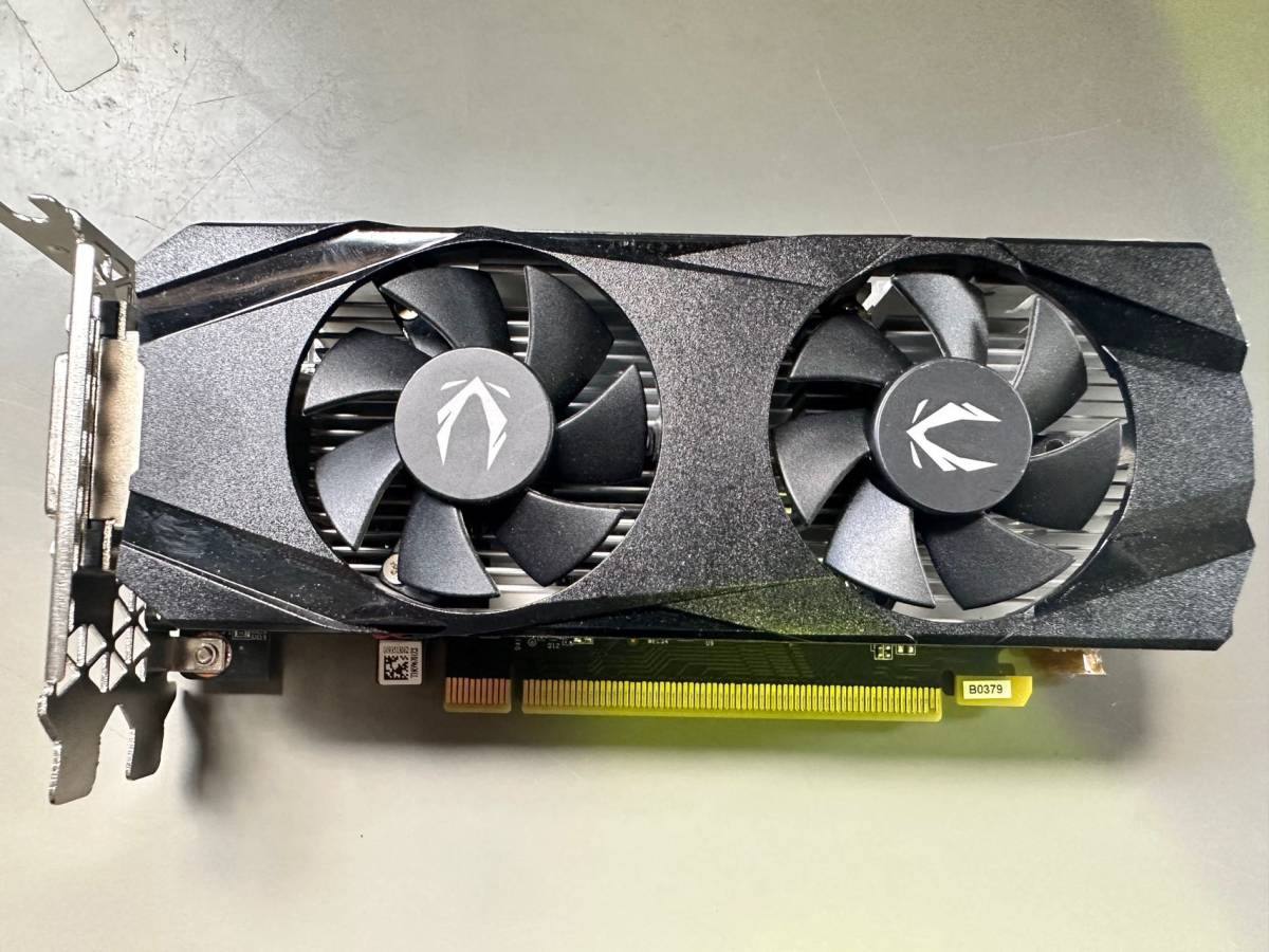 中古美品 グラフィックボード ZOTAC GAMING GeForce GTX 1650 LP GDDR5