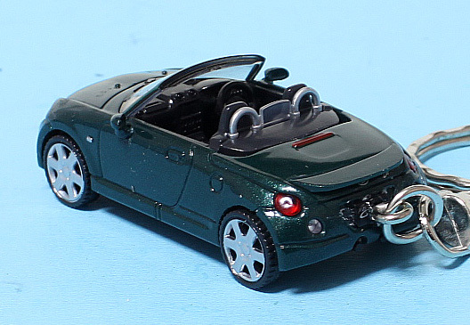 **DAIHATSU COPEN* Daihatsu Copen *L880K* dark green mica * minicar * key holder * accessory **