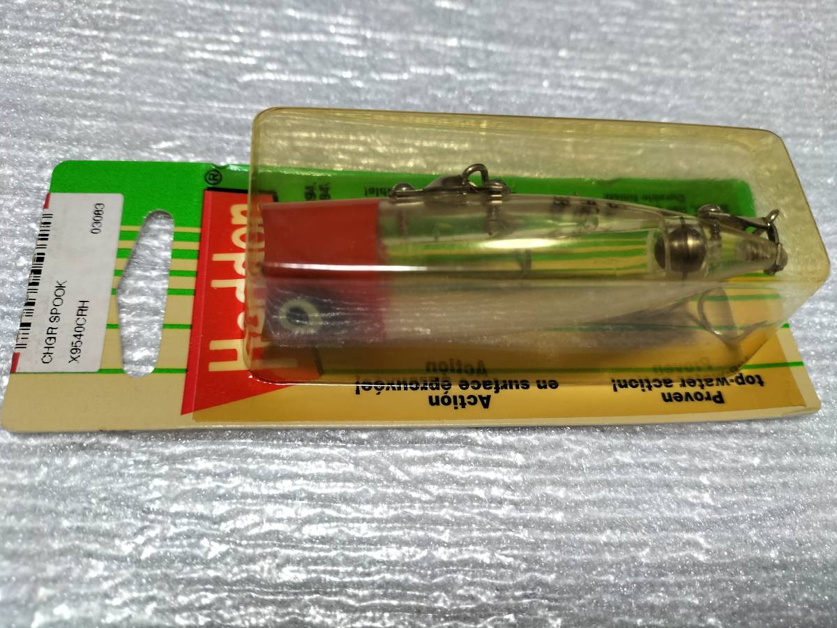 チャガースプーク　CRH　クリアーレッドヘッド　CHUGGER　SPOOK　へドン　heddon TOP　トップ　新品購入未使用品