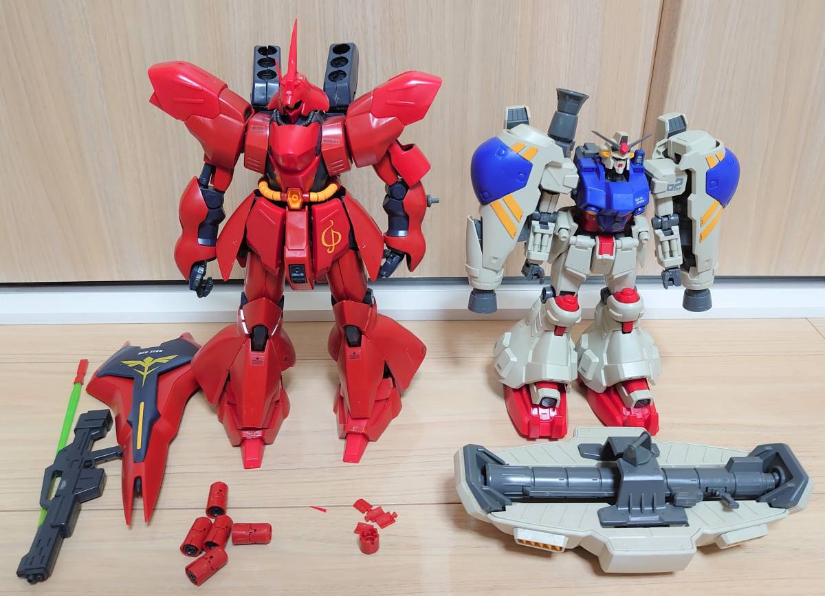 1円 ガンプラ ジャンク まとめ売り サザビー ドム ザク ガンダムMk-Ⅱ
