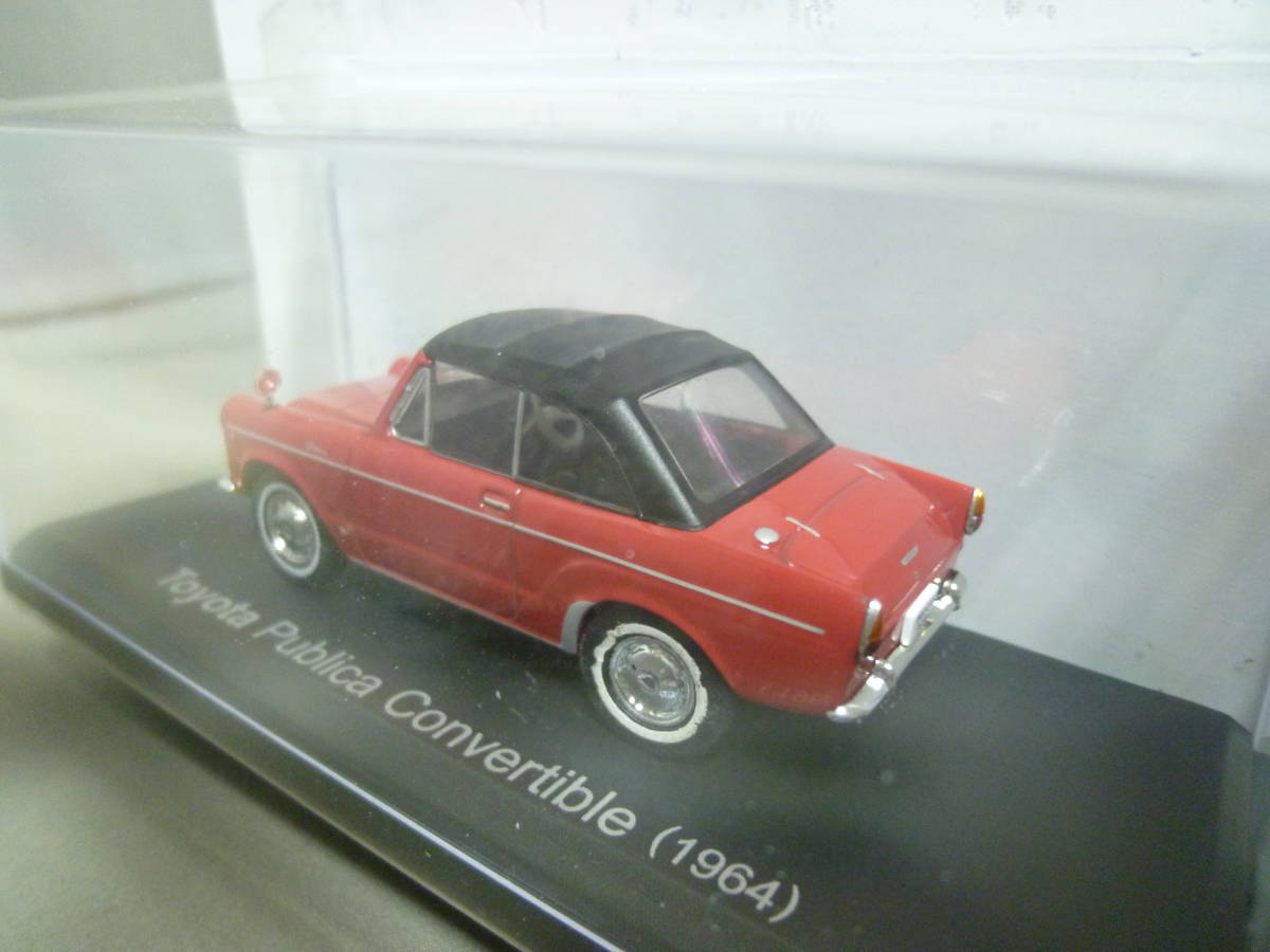 1/43 トヨタ パブリカ コンバーチブル レッド 1964 国産名車コレクション Publica_画像3