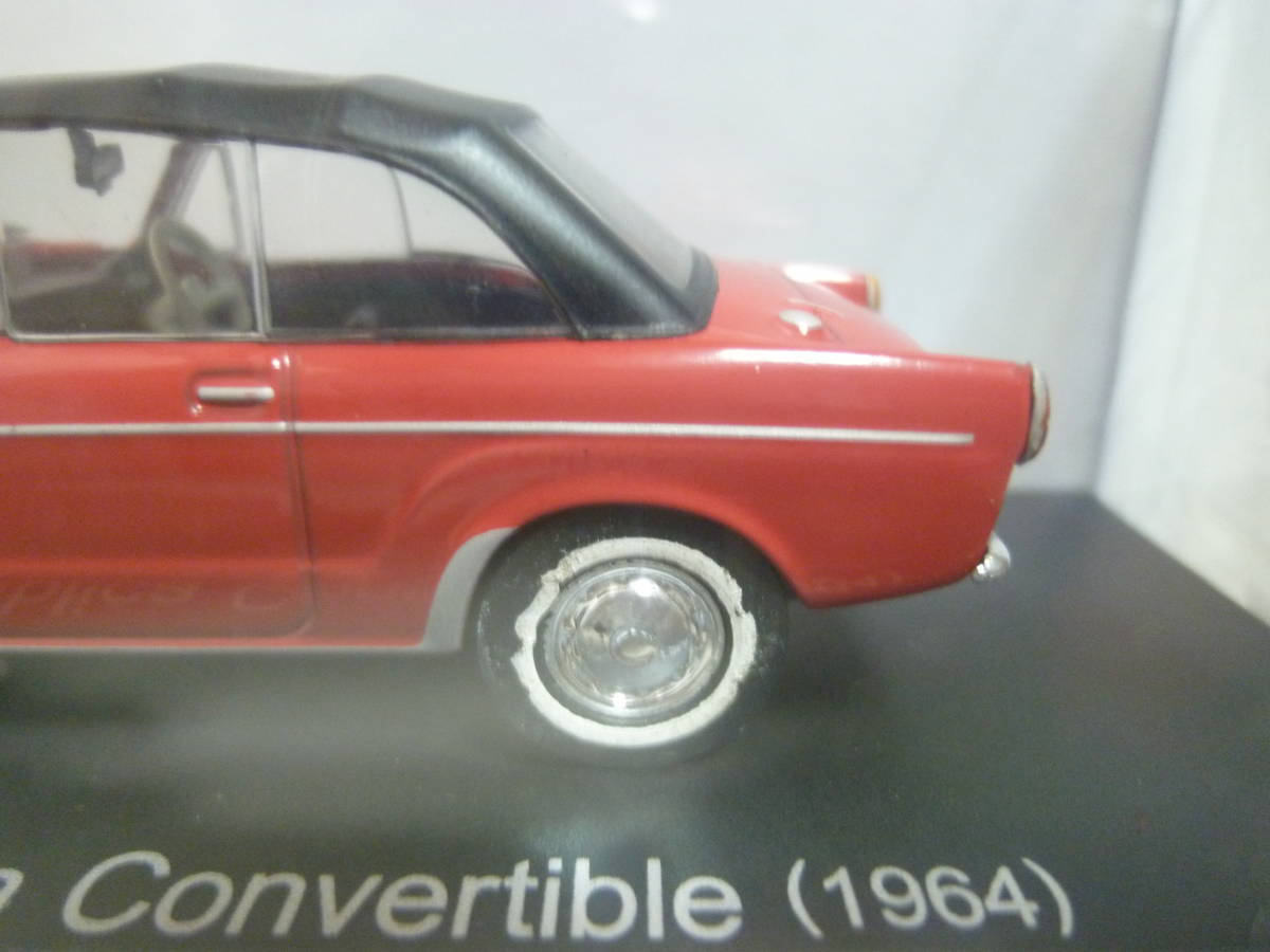 1/43 トヨタ パブリカ コンバーチブル レッド 1964 国産名車コレクション Publica_画像4