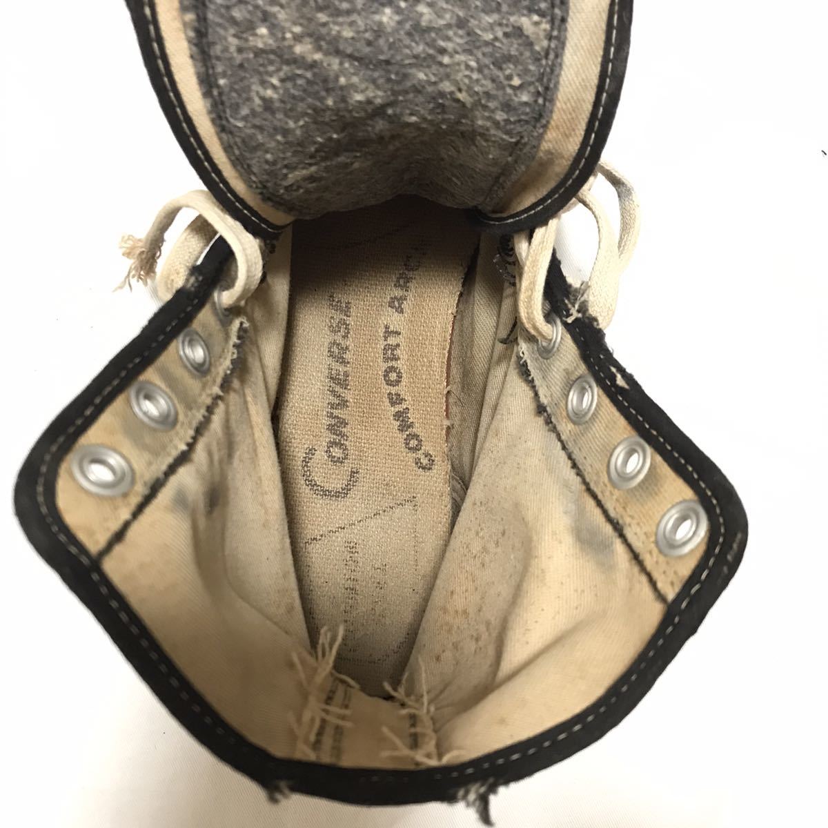 50s CONVERSE CHUCK TAYLOR FOOTBALL SHOE 黒 6 1/2 ビンテージ 50s CONVERSE CHUCK TAYLOR FOOTBALL SHOE 黒 6 1/2 ビンテージ