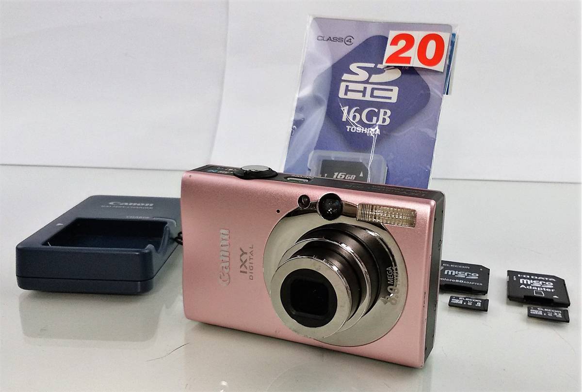 オーダー受注生産 デジタル K/ Canon キヤノン IXY DIGITAL 20 IS