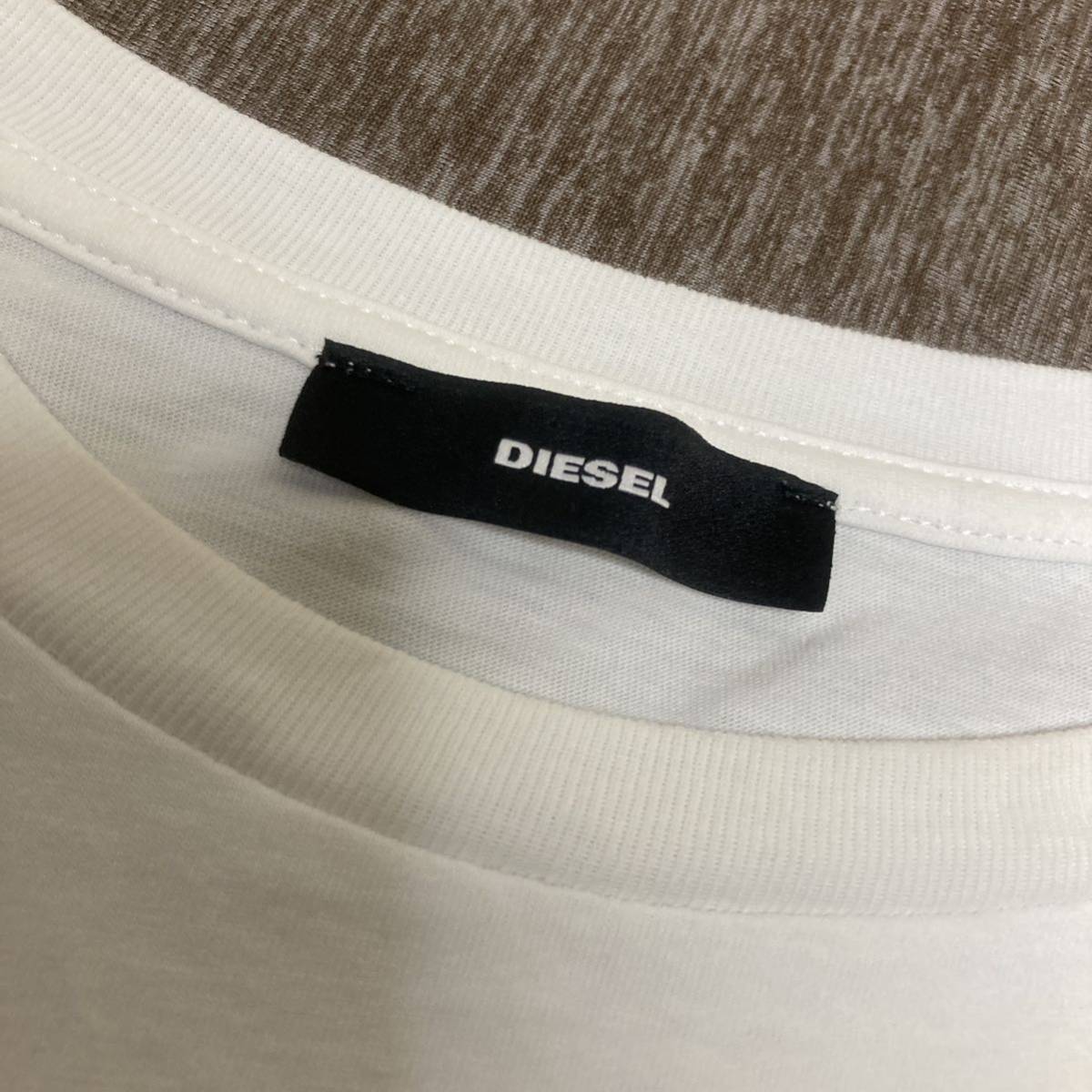 1点限り 最終値下げ 希少品 希少デザイン DIESEL ディーゼル スリット Tシャツ ホワイト レディース_画像6