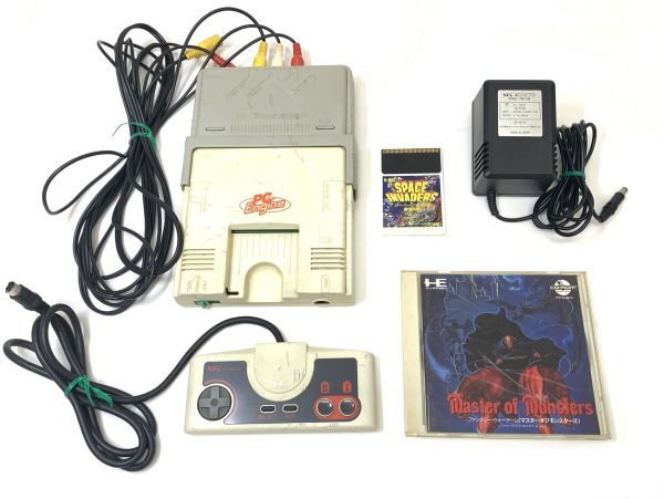 当時物 PCE PCエンジン 本体 ソフト まとめてセット CD-ROM2 NEC PI