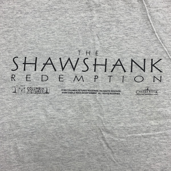 ショーシャンクの空に Tシャツ 90s ヴィンテージ 映画T コピーライト