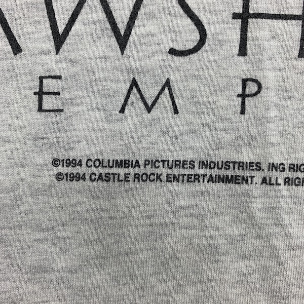 ショーシャンクの空に Tシャツ 90s ヴィンテージ 映画T コピーライト