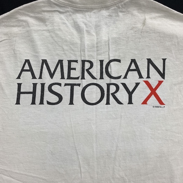 AMERICAN HISTORY X Tシャツ 90s ヴィンテージ 映画T ムービーT コピー