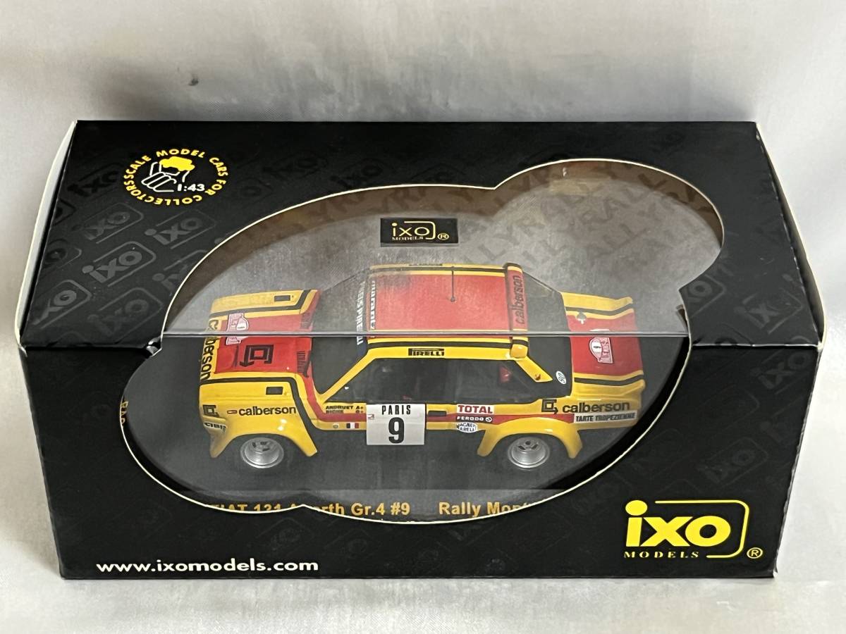 ixo 1/43 Fiat 131 abarth Gr.4 #9 1980 Rally * Monte Carlo Jean = Claw do* Andrew 