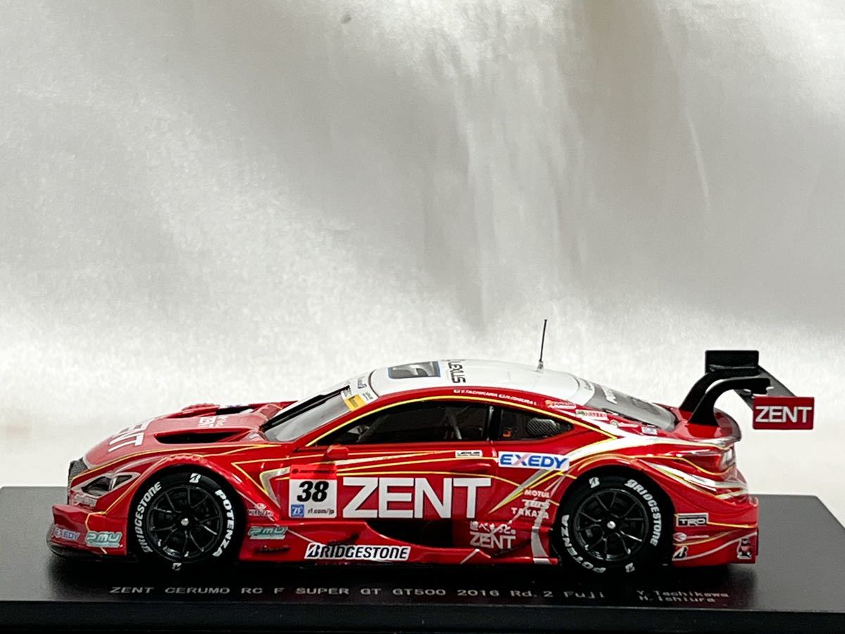 エブロ 1/43 ZENT CERUMO RC F スーパーGT 2016 立川祐路/石浦 エブロ 1/43 ZENT CERUMO RC F スーパーGT 2016 立川祐路/石浦