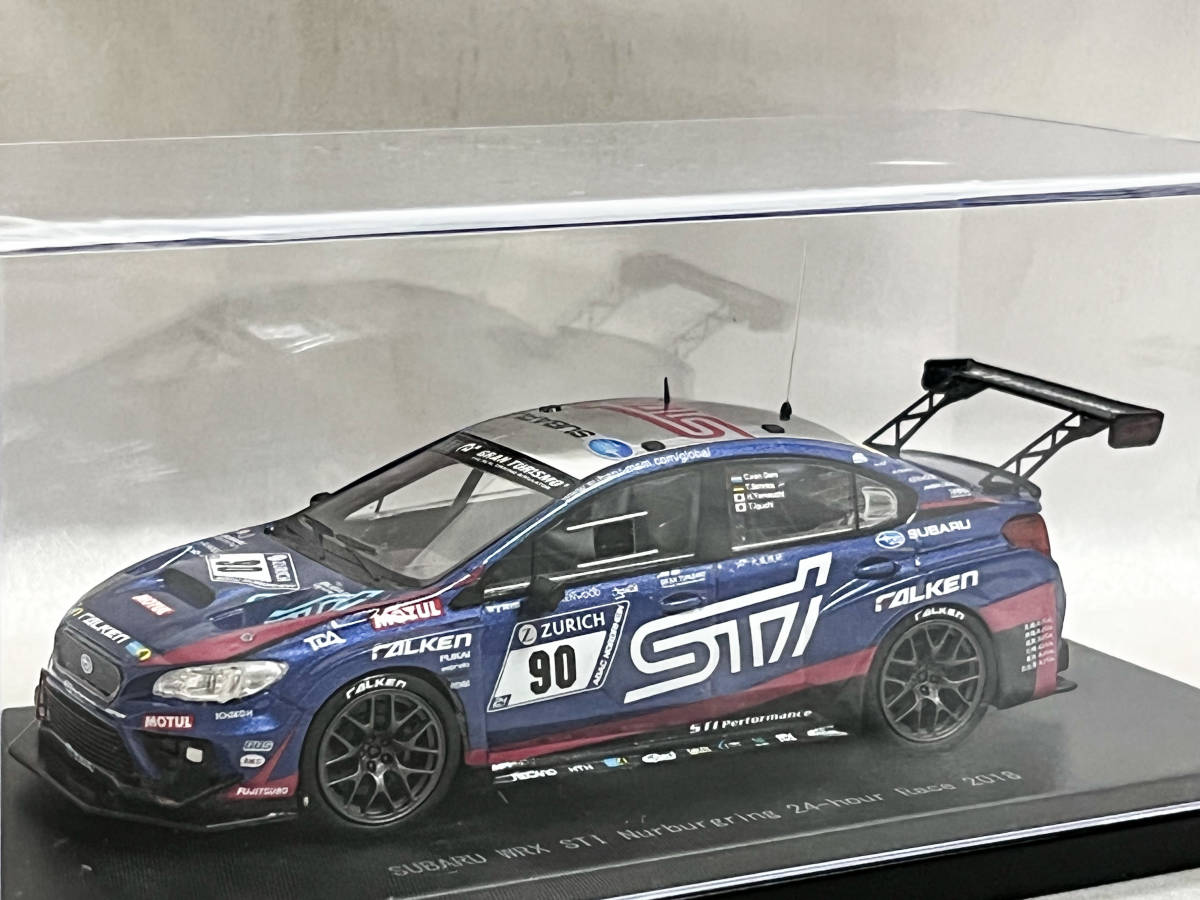 ケース未開封 エブロ 1/43 スバル WRX STI ニュルブルクリンク24時間 2018 ケース未開封 エブロ 1/43 スバル WRX STI ニュルブルクリンク24時間 2018