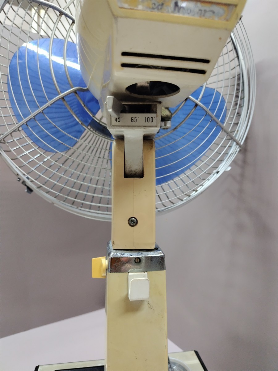 K:SANYO 三洋 扇風機 昭和レトロ 伸縮タイプ dynamic wide 動作確認 首