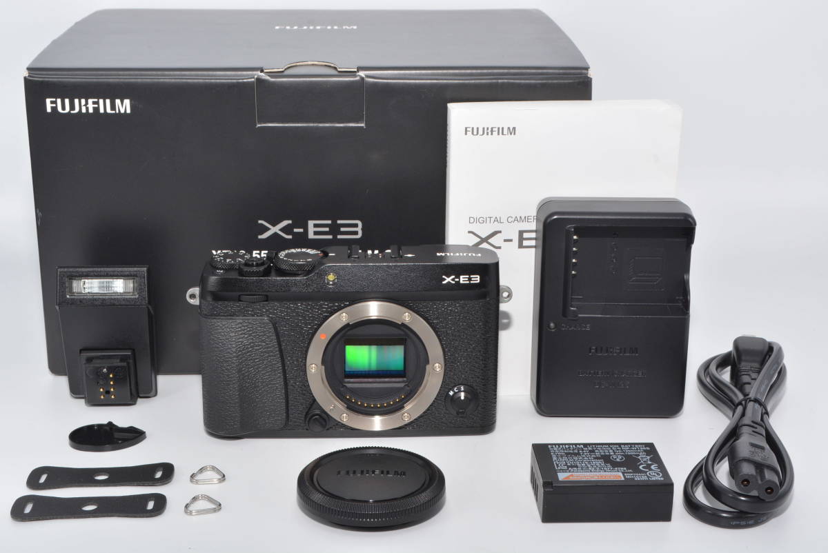 人気デザイナー 【特上品】 X-E3ブラック ＃5858 ミラーレス一眼カメラ