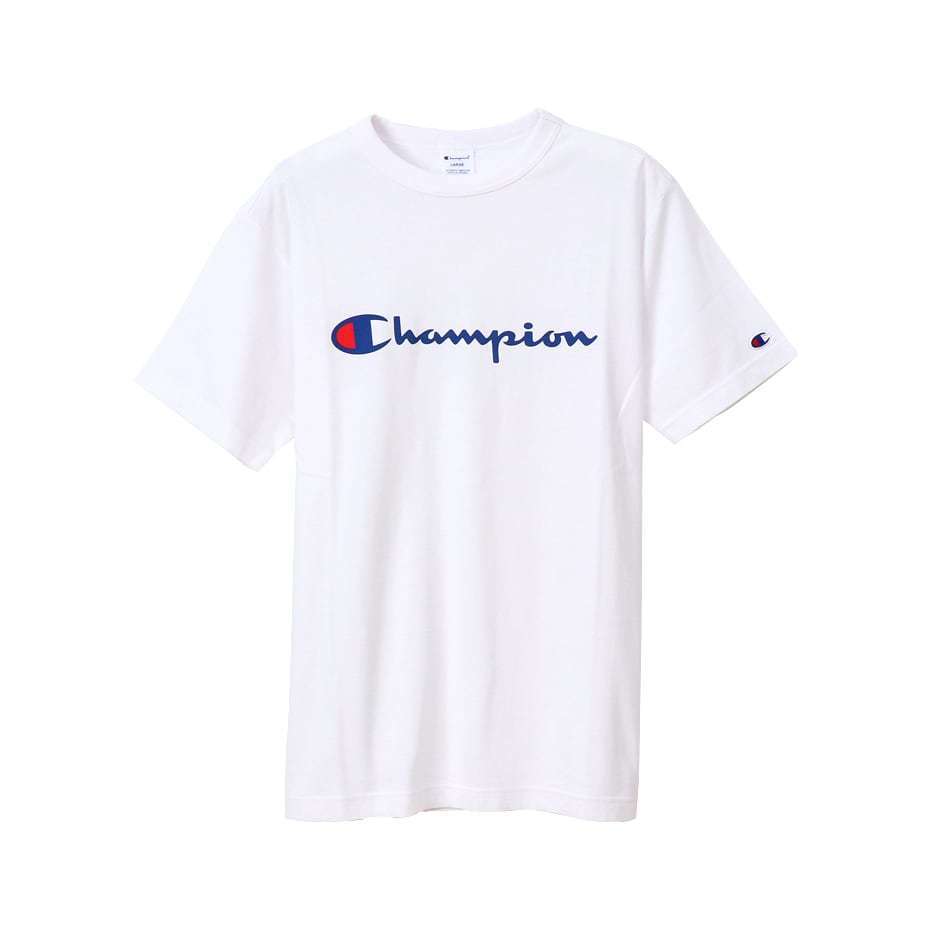 TE/Champion(チャンピオン) ロゴプリント ショートスリーブTシャツ C3-P302 ホワイト XLサイズ_画像1