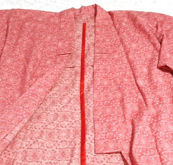 赤今様色模様柄/和服/着物 Red color pattern/Japanese clothing/kimono_画像4