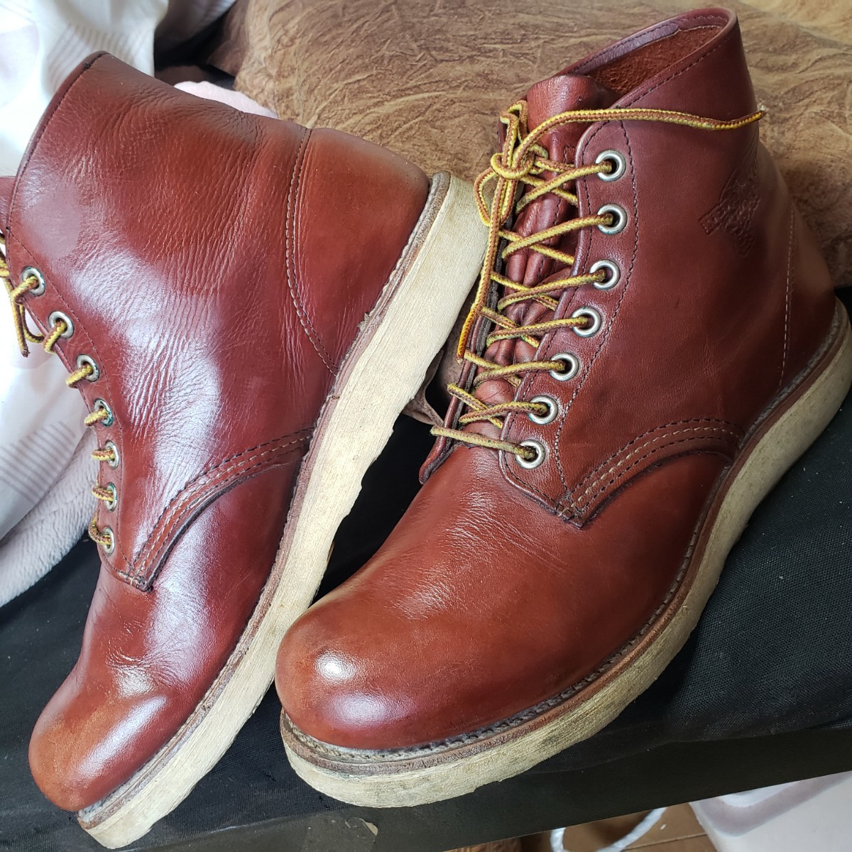 REDWING レッドウィング 9105 アイリッシュセッター IRISHSETTER 米国製 leather レザー BOOTS ブーツ 8.5D シューズ shoes 皮革 26.5㎝ 靴