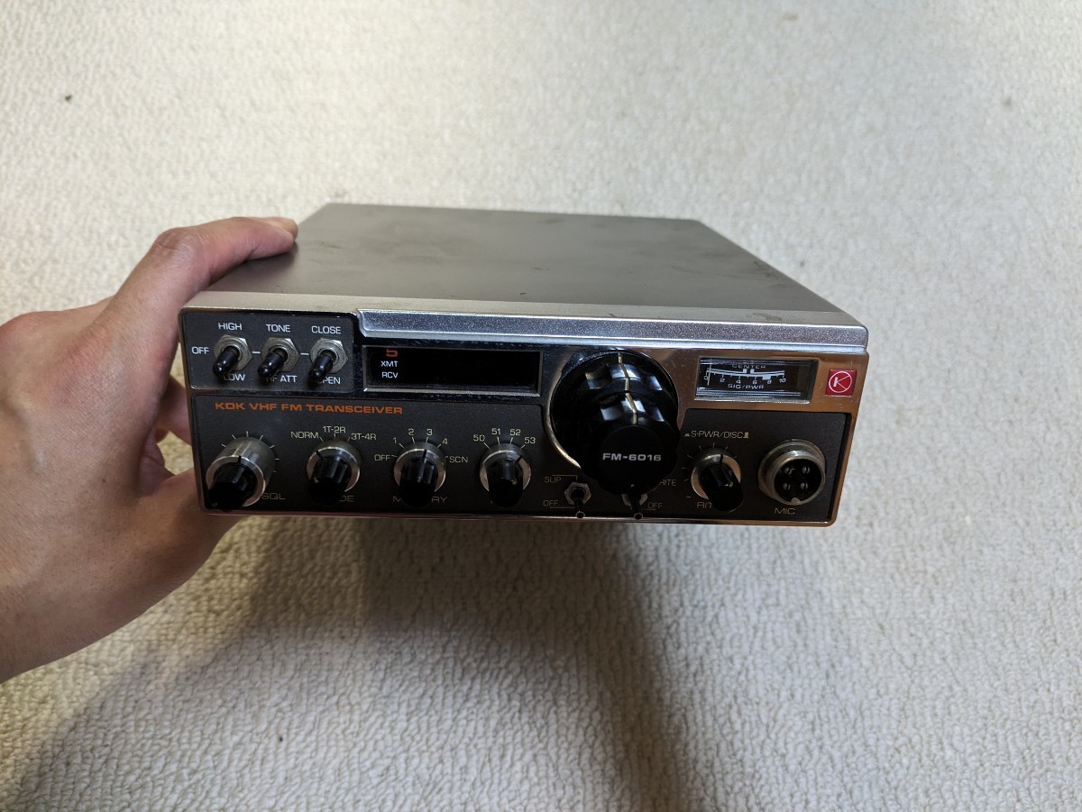 Yahoo!オークション KDK VHF FM TRANSCEIVER FM6016 取扱説明書あり...