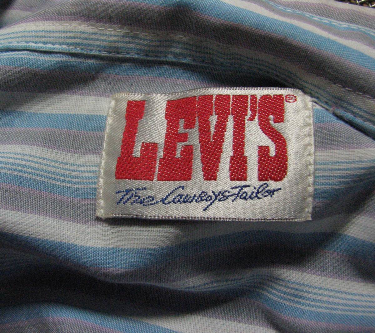 古着　　LEVI'S　ビンテージ　ウエスタンシャツ　2着　サイズ　　L_画像7