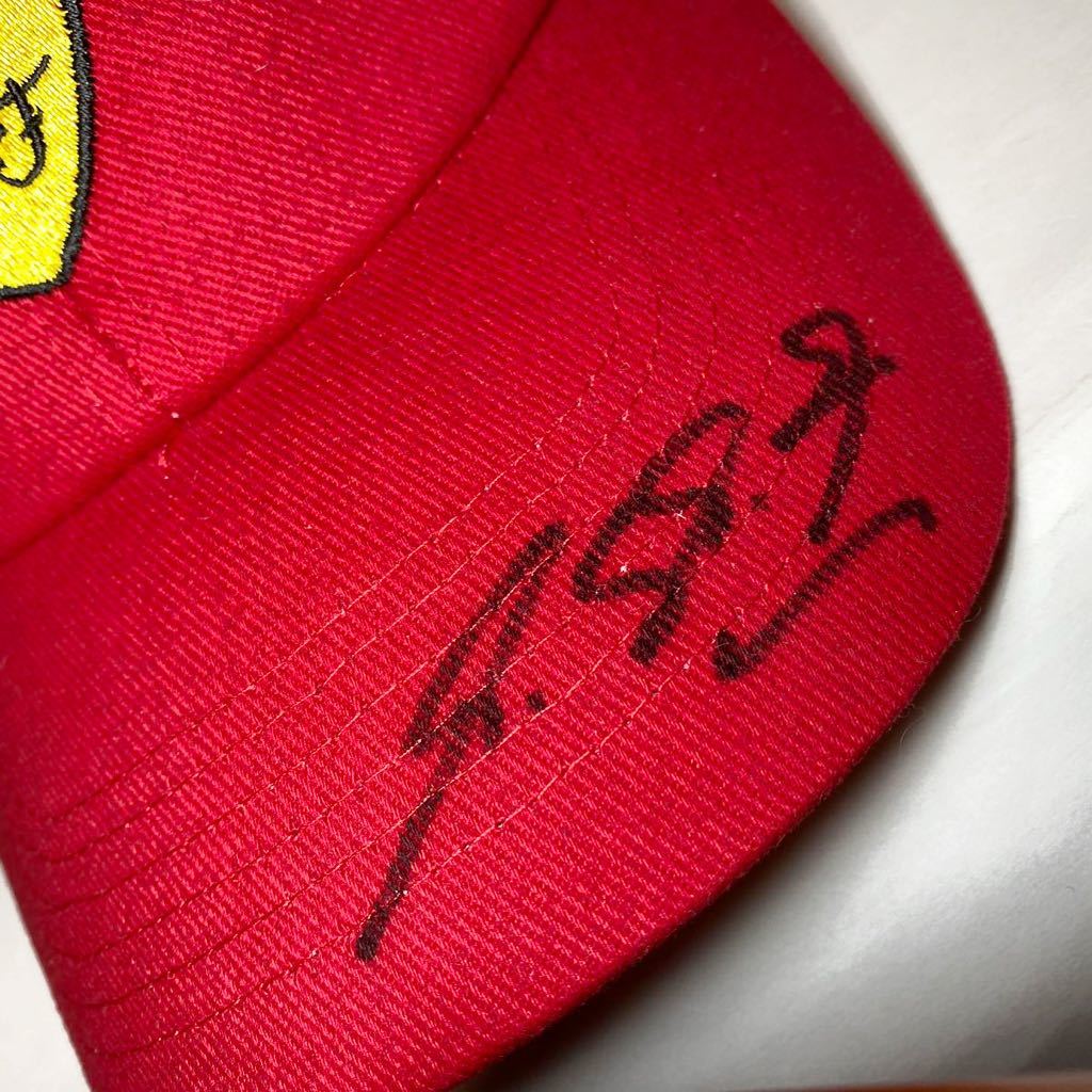 激安直営店 WORLD FERRARI SIGNED 直筆サイン入り フェラーリ 帽子
