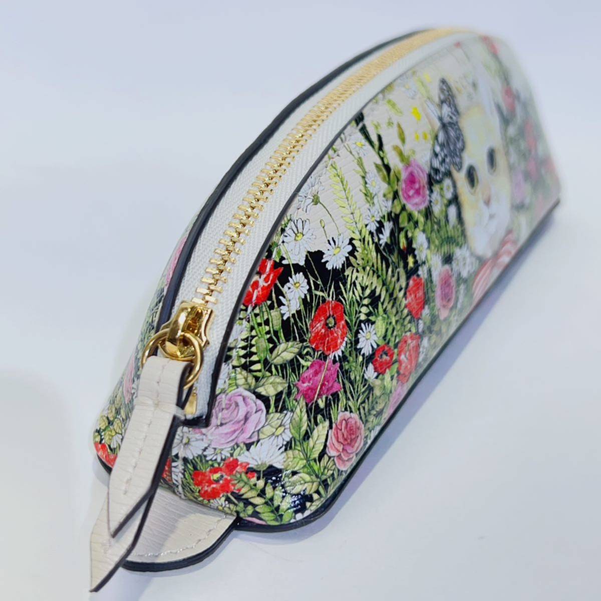 GUCCI グッチ 花柄 マルチ/コスメ/ペンケース/ポーチ ギフト GUCCI グッチ ペンケース ヒグチユウコ 並木店限定 ミニポーチ