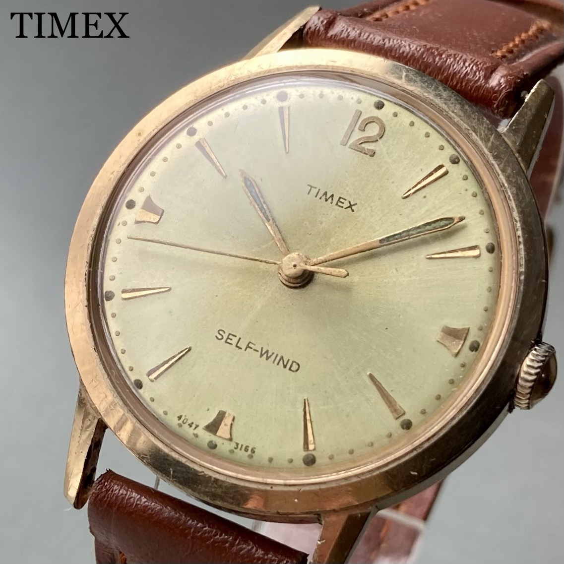 最高品質の 1966年 腕時計 アンティーク 【動作品】タイメックス 自動