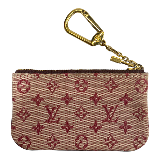 LUOIS VUITTON ルイヴィトン M92238 コインケース 小銭入れ 小物 ミニ ポシェットクレ モノグラムミニ キャンバス レッド系_画像2