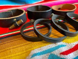 ** new goods!! original leather bangle 7ps.@ together .-211**