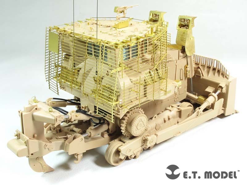 E.T.model E35-211 1/35 イスラエル国防軍 D9R 装甲ドーザー スラットアーマー(モンモデル SS-002用）_画像4