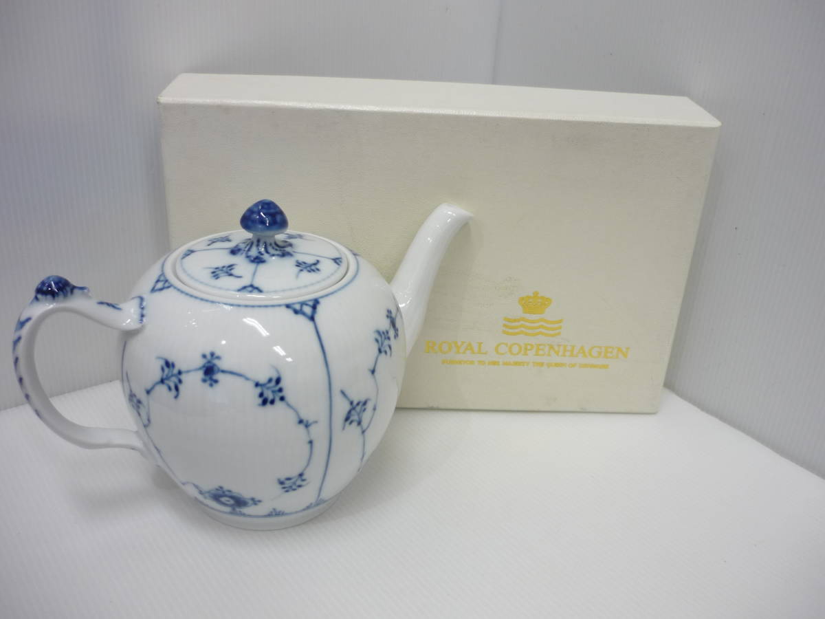 買得 Royal 1919 Copenhagen ポット ティー ブルーフルテッド ロイヤル