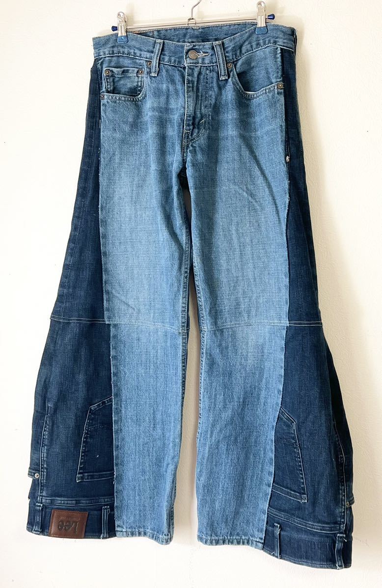 再構築 リメイク古着 参考定価19800円】Levi's Lee リメイク 再構築 リメイク古着 参考定価19800円】Levi's Lee リメイク