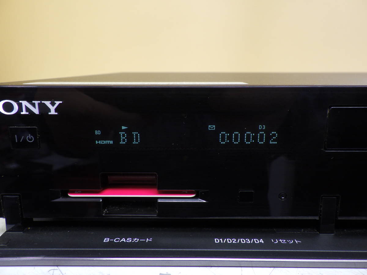 SONY 320GB 2チューナー ブルーレイレコーダー BDZ-RX35 動作品保証# TB0013_画像2