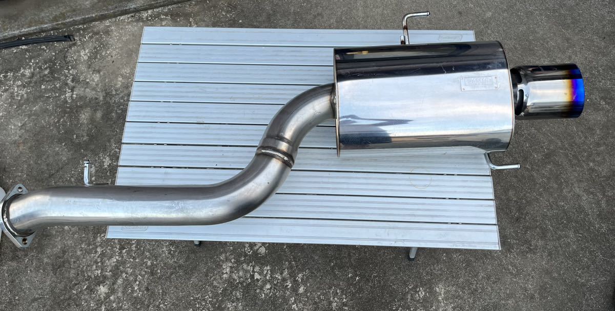 【美品】31029-AN003 Super Turbo Muffler スカイラインGT-R BNR34 マフラー　HKS チタンマフラー_画像1